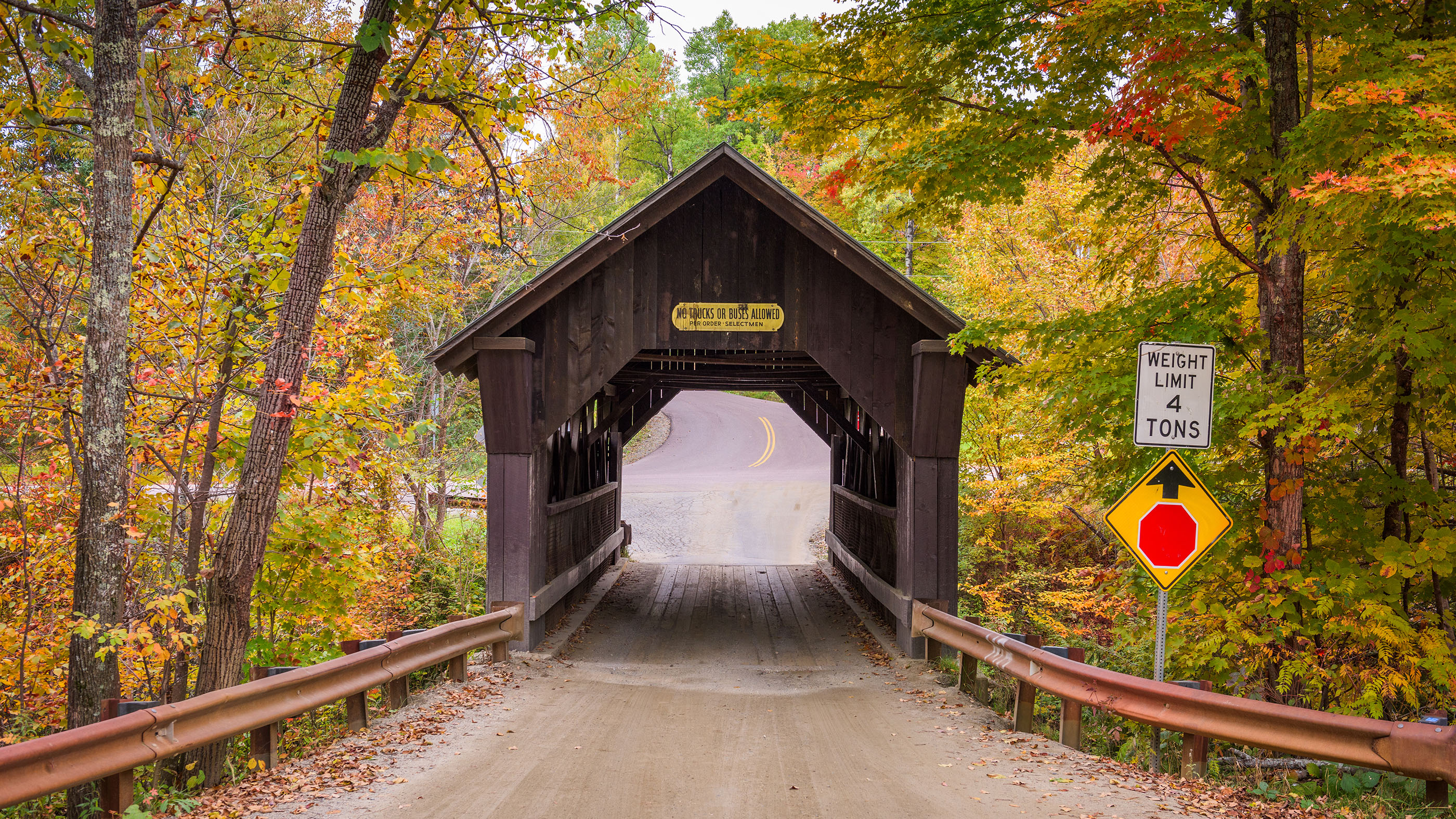 El puente de Emily en Stowe, Vermont, tiene fama de estar embrujado.